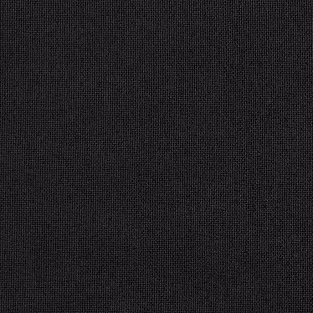 Berkfield Home Linen-Look Blackout Curtains with Hooks, 2 Pack, Black, W: 140 cm, H: 225 cm – 3
