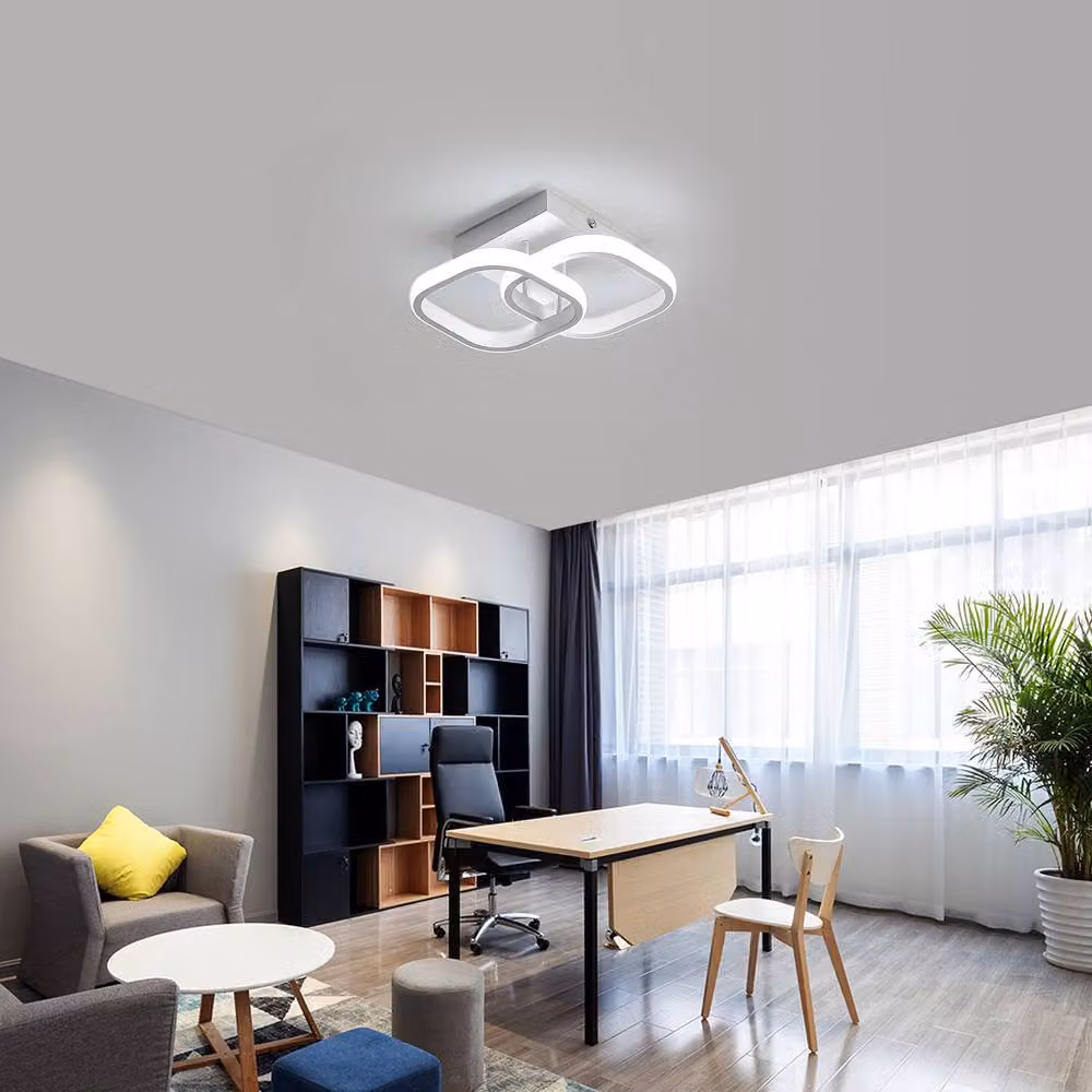Pheashine White Round LED Ceiling Light, 22W, 6000K Cool White, Diameter: 30 cm – 3