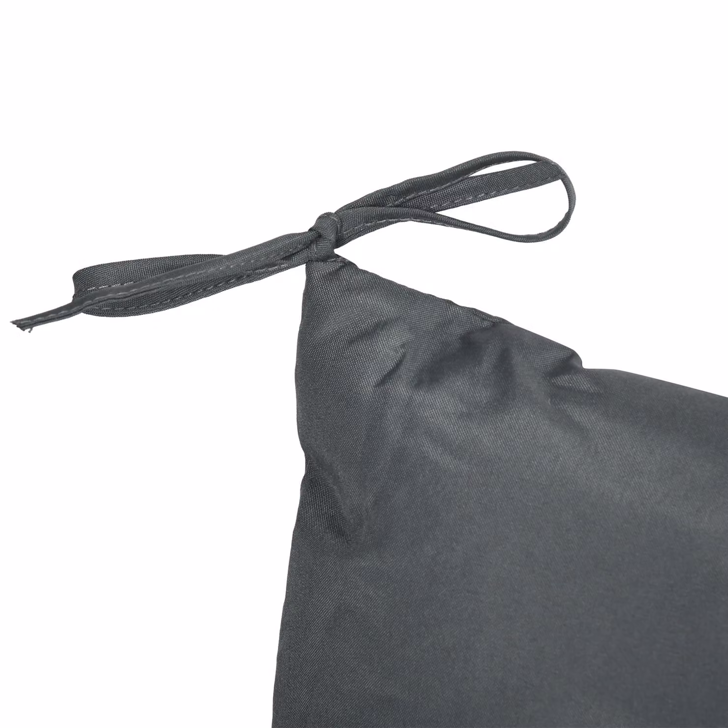 Outsunny 2 Seater Garden Bench Cushion in Grey with Ties and Water Repellent Fabric, W: 110 cm x D: 110 cm – 5