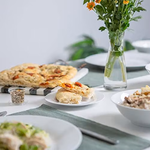 Argon Tableware Classic White Porcelain Side Plates, Pack of 6, 15.5 cm – 2