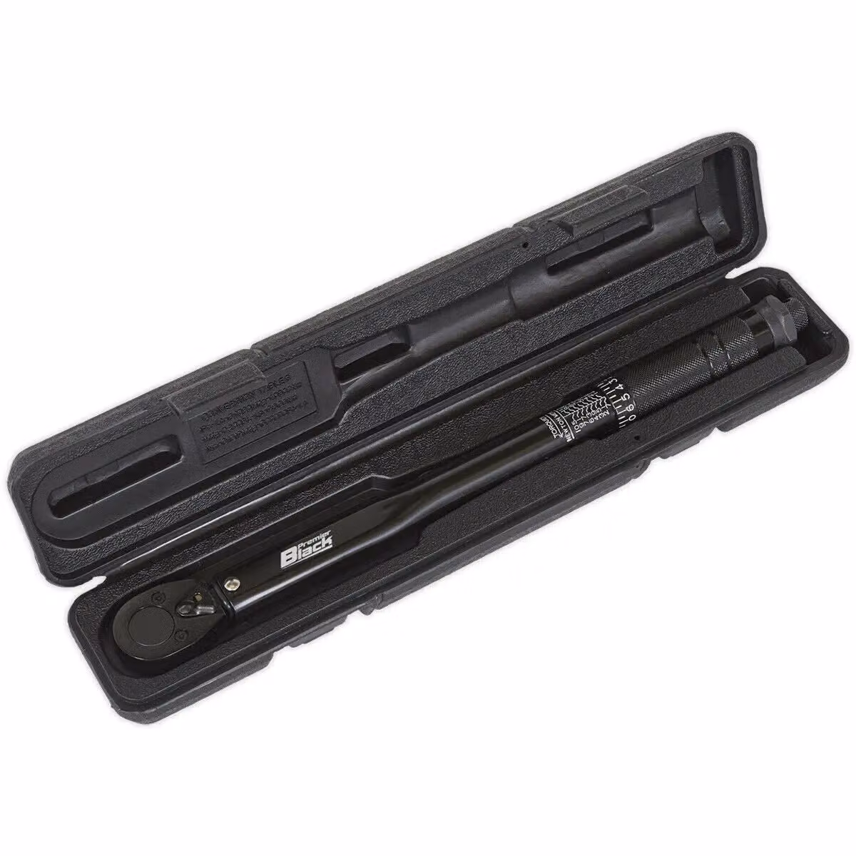Loops Calibrated Micrometer Torque Wrench with 3/8 inch Square Drive and Flip Reverse Function in Black – 2