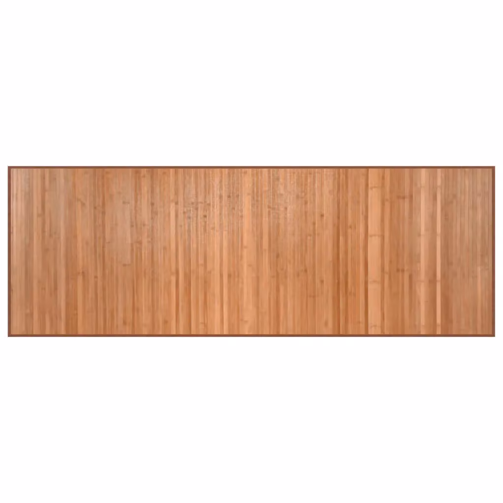 Berkfield Home Rectangular Bamboo Rug in Brown, W: 70 cm, L: 200 cm – 2