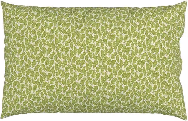 Land & Shore Melody Pair of Standard Cotton Pillowcases, Green