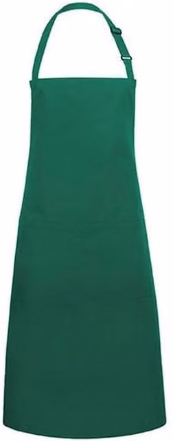 Karlowsky Basic Pocket Buckle Bib Apron in Green