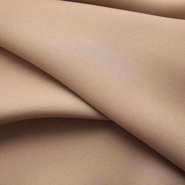 Berkfield Home Elegant Blackout Curtains with Hooks, 2 Pack, Taupe, W: 140 cm, H: 225 cm