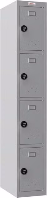 Phoenix Safe Company Personal Locker in Grey with Combination Lock, PL1433GGC, H 180 cm x W 100 cm