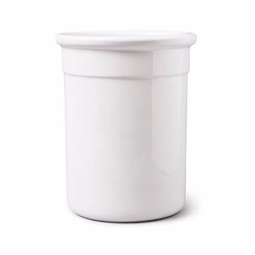 WM Bartleet & Sons 1750 Traditional Porcelain Utensil Storage Pot, White – 1