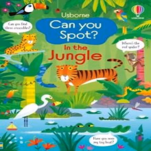 Can You Spot? In the Jungle by Kirsteen Robson, Usborne Publishing Ltd, Multicolour Paperback Book