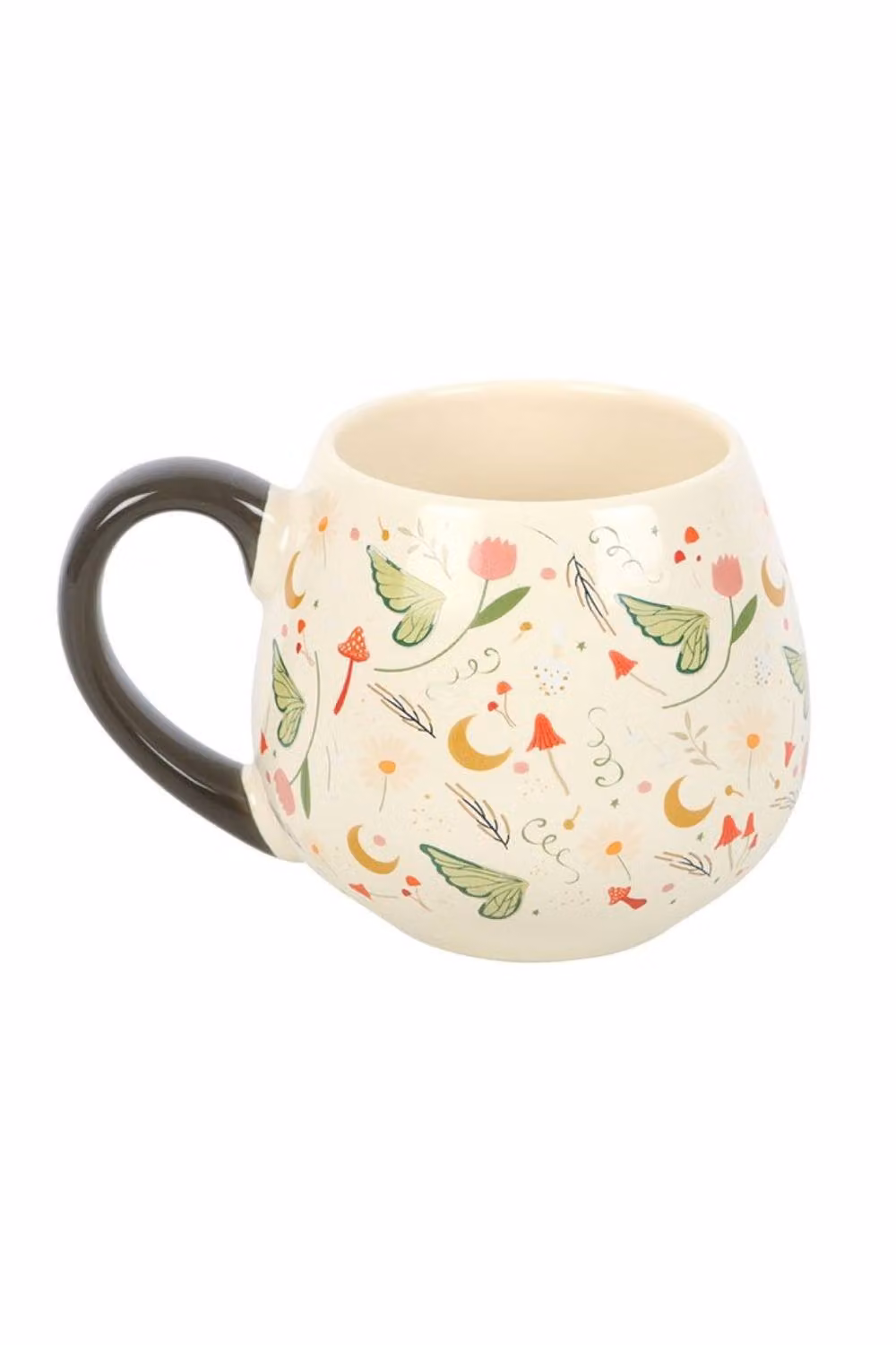 KDMD Fairy Folklore Garden Mug, 500ml White Ceramic Floral Coffee Cup – 2