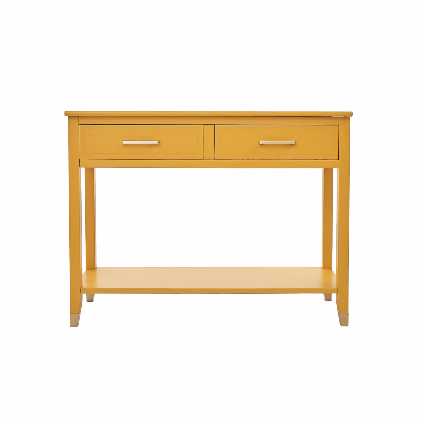 Cabinet Bits Palazzi 2 Drawer Console Table in Yellow – 2