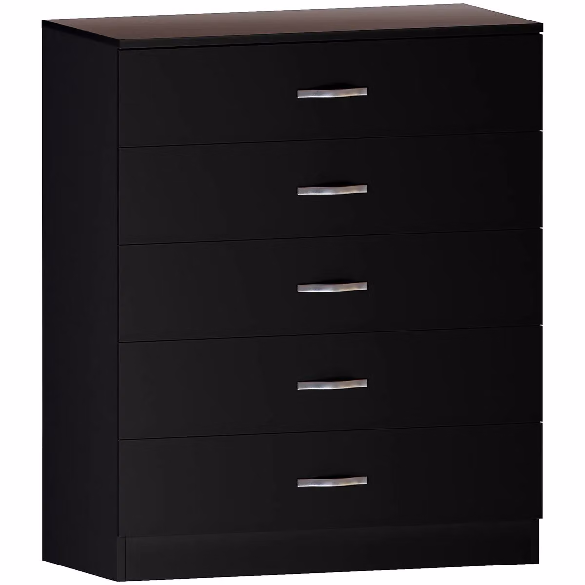 Vida Designs Riano 5 Drawer Chest of Drawers in Black – 2