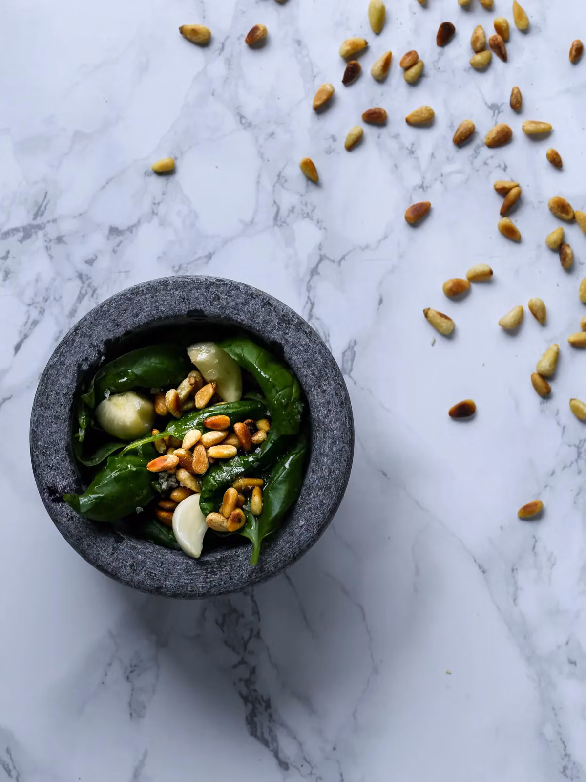 MasterClass Granite Mortar and Pestle Set in Grey – 6