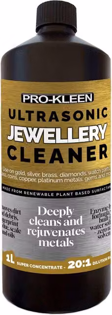 ProKleen Ultrasonic Jewellery Cleaner Concentrated Solution, 1 l, Transparent – 1