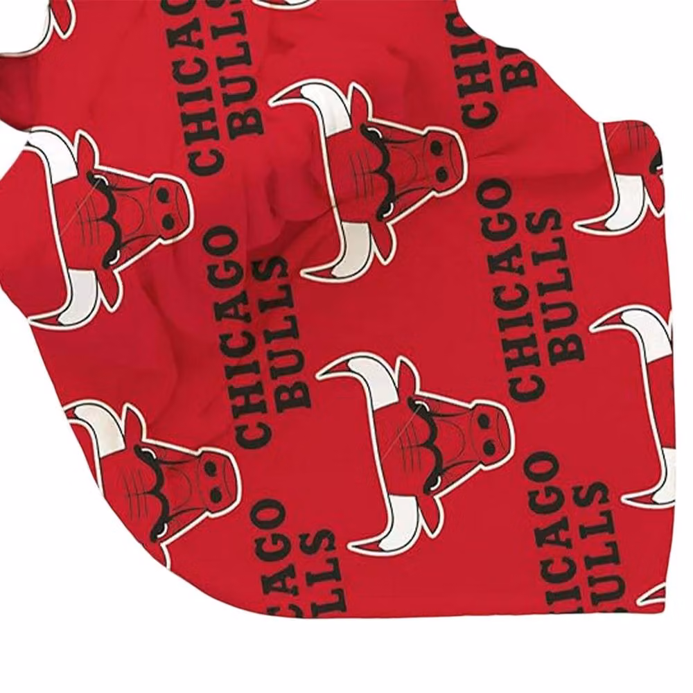 Chicago Bulls NBA Red Fleece Baby Blanket – 3