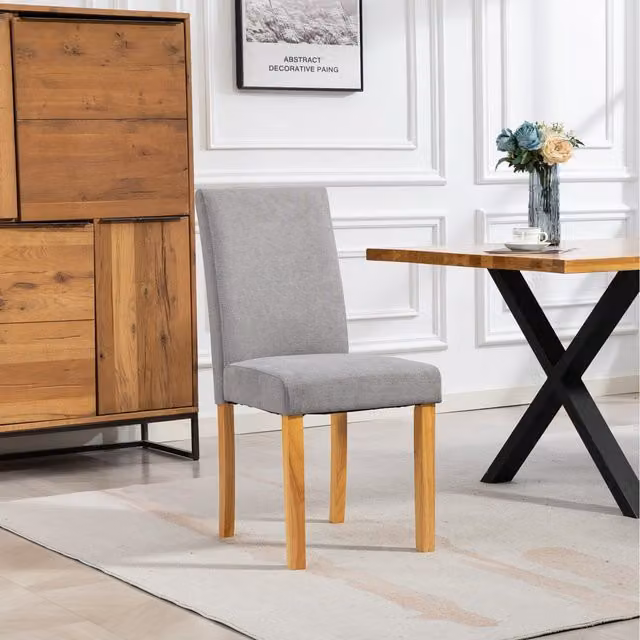 Artemis Home Almont Fabric Dining Chairs, Set of 2, Grey