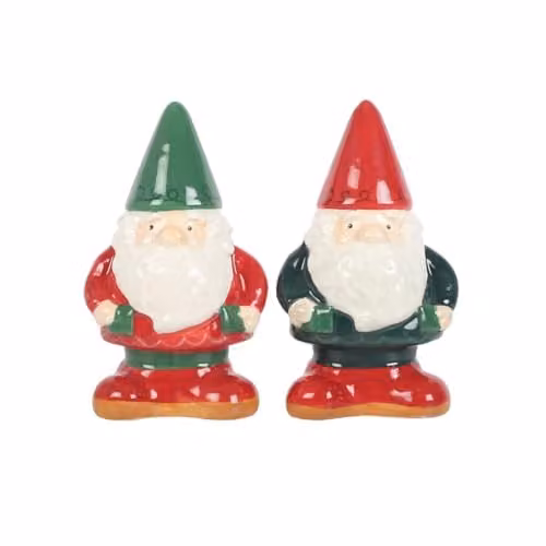 KDMD Multicolour Ceramic Gnome Salt and Pepper Shakers – 1