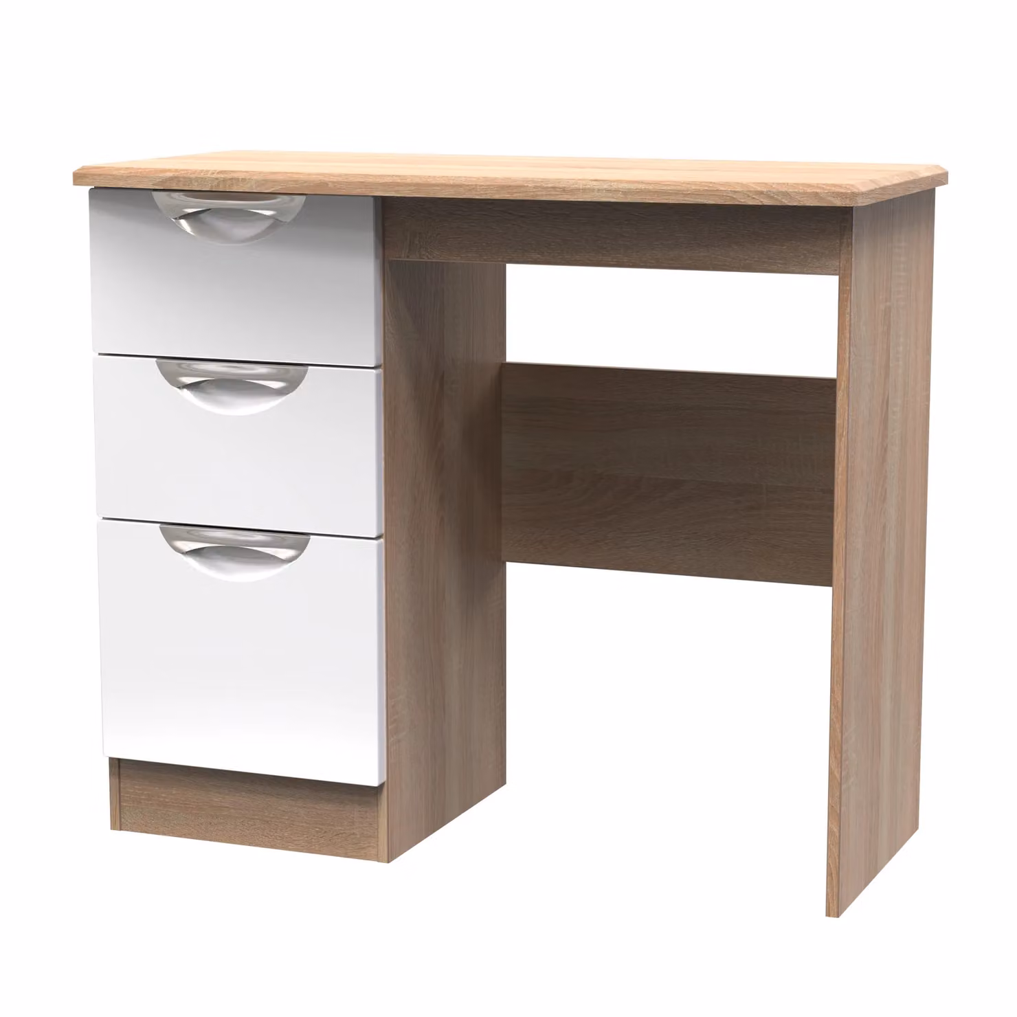 2 U Holborn 3 Drawer Vanity in White, Ready Assembled – 2