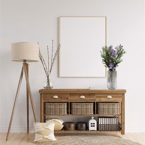 Pegdev Pack of 6 Purple and White Artificial Starflower Silk Stems, 60 cm – 3