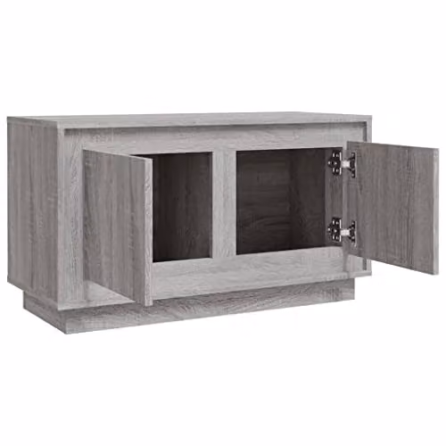 vidaXL Modern Grey Sonoma TV Cabinet Media Unit W/D/H: 80 x 35 x 45 cm – 4