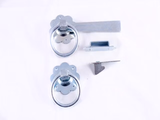 Unifix 1136 Ring Gate Latch, Bright Zinc Plated, Silver, 152mm (Box of 5)