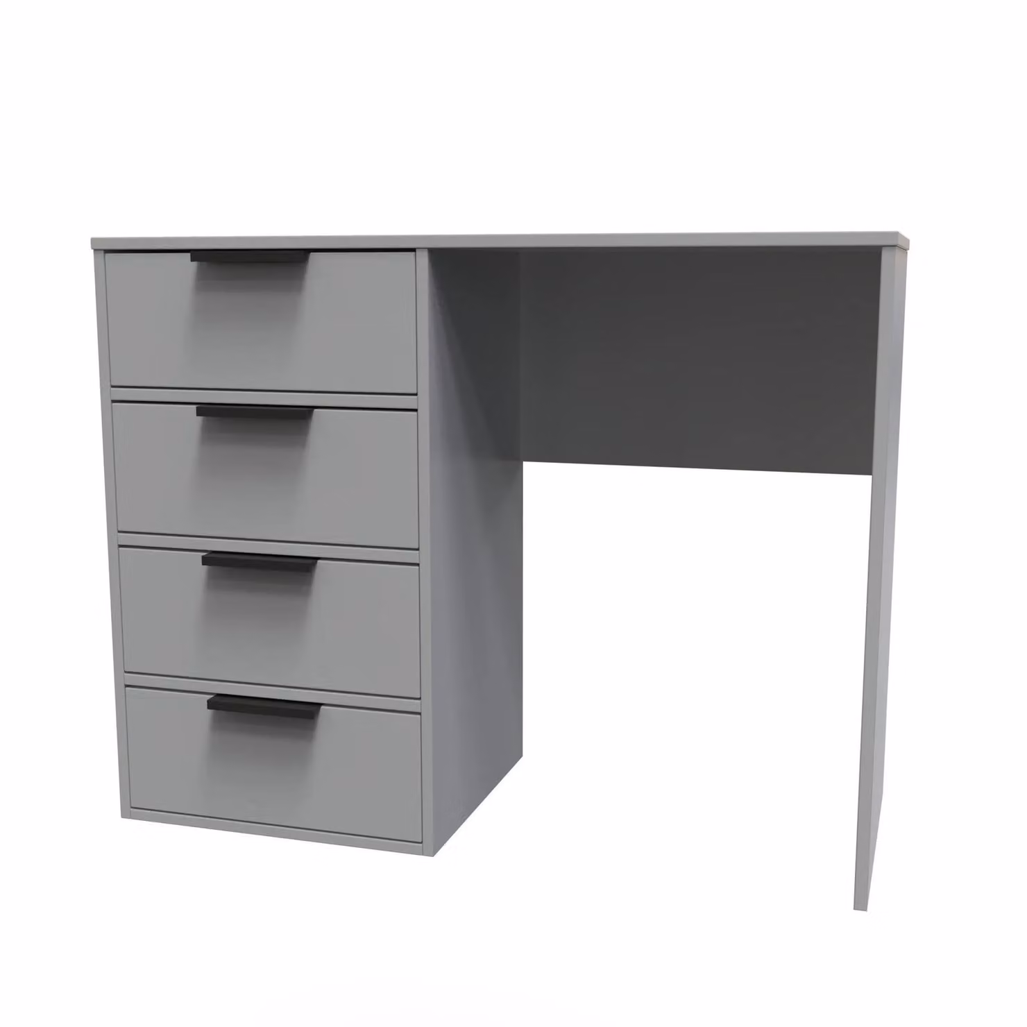 Ready Assembled 2 U Madrid 4 Drawer Vanity in Dark Grey – 2