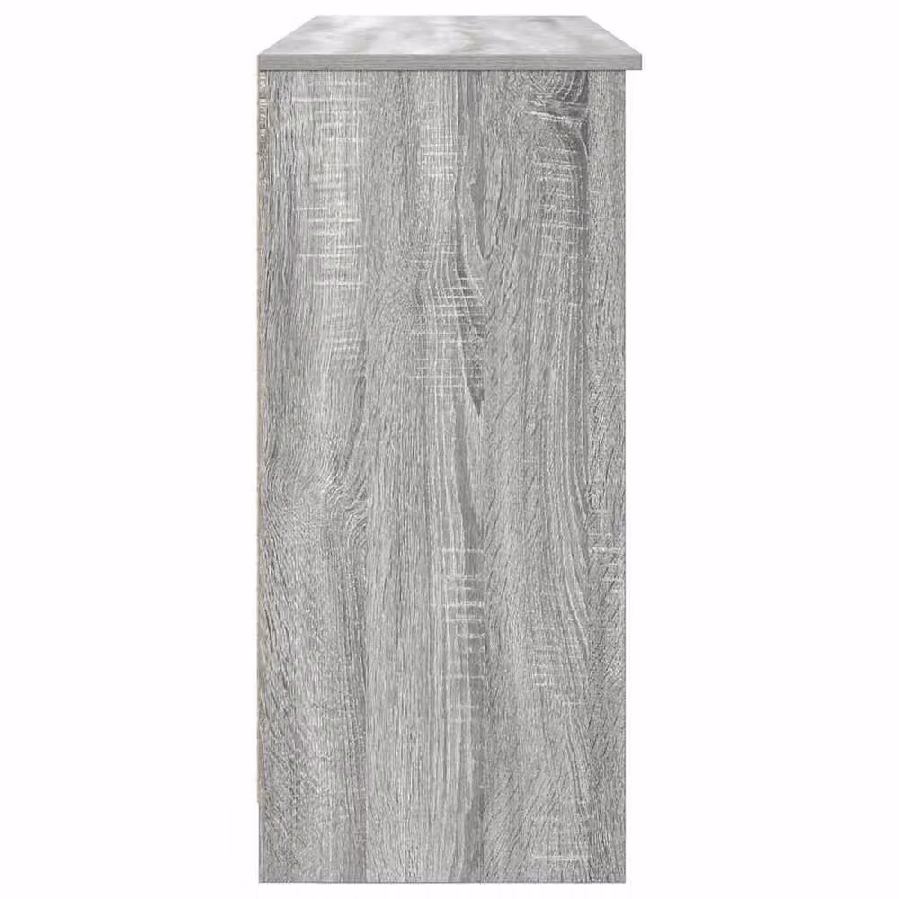 Berkfield Home Grey Sonoma Sideboard with Drawer, W/D/H: 101 x 35 x 76 cm – 3