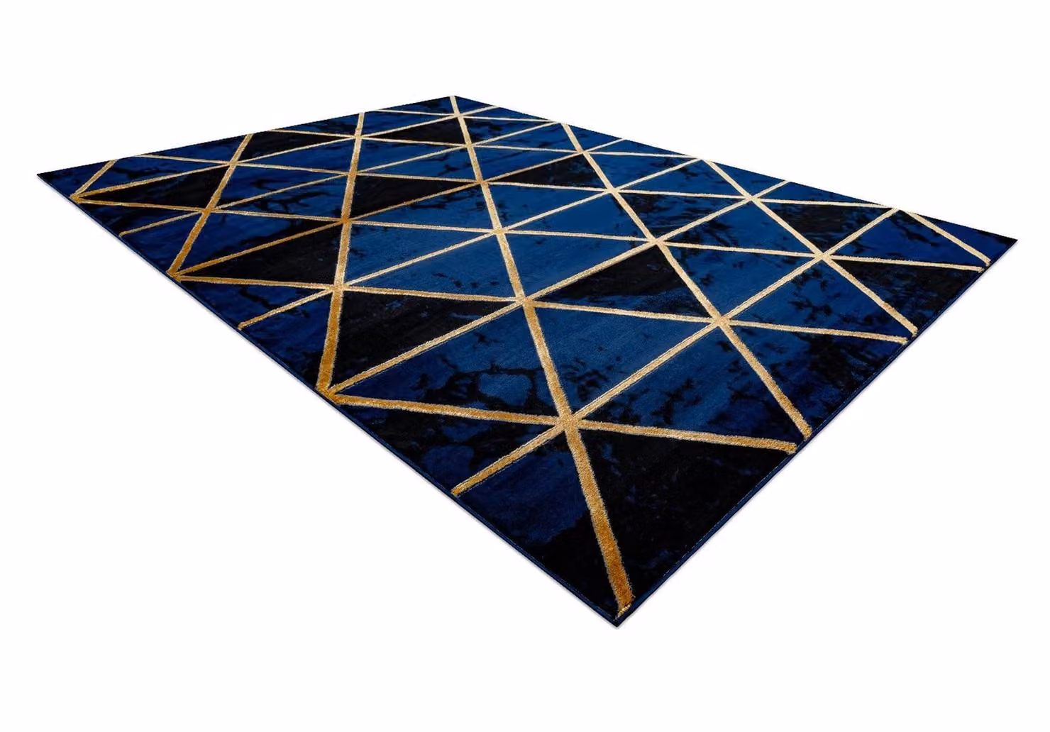 RugsX Emerald Blue Geometric Rectangular Rug, W: 180 cm, D: 270 cm – 4