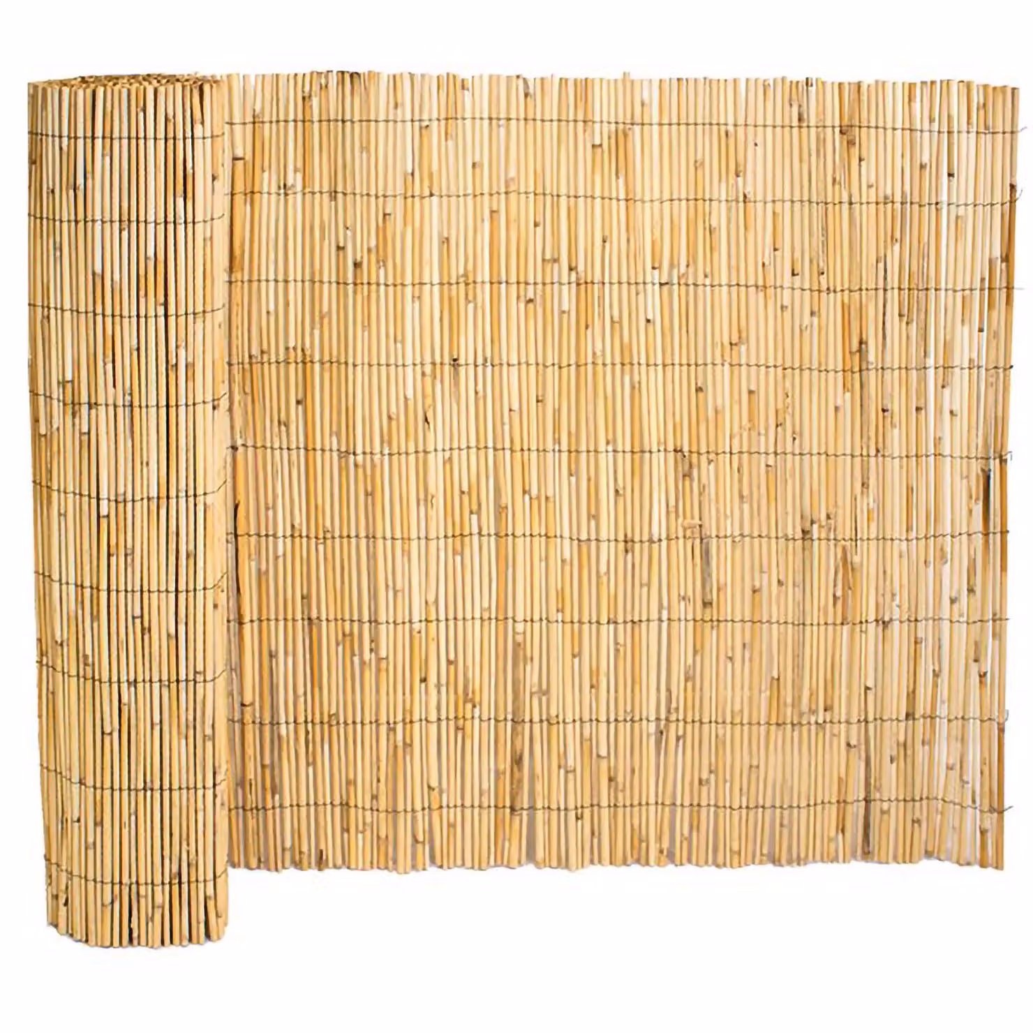 Primrose Brown Woven Bamboo Style Natural Reed Privacy Screening Roll, W: 150 cm, L: 400 cm – 2