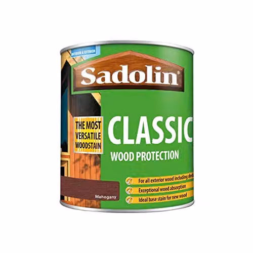 Sadolin Classic Wood Protection in Mahogany Brown, 1 Litre