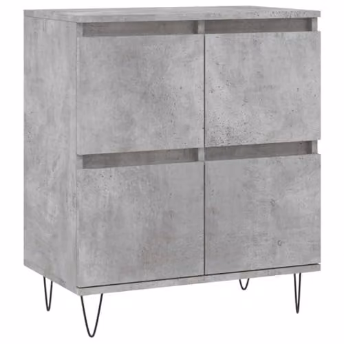 vidaXL Industrial Sideboard in Grey, W/D/H: 60 x 35 x 70 cm