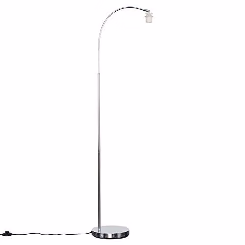 ValueLights Modern Silver Chrome Metal Arc Floor Lamp Base