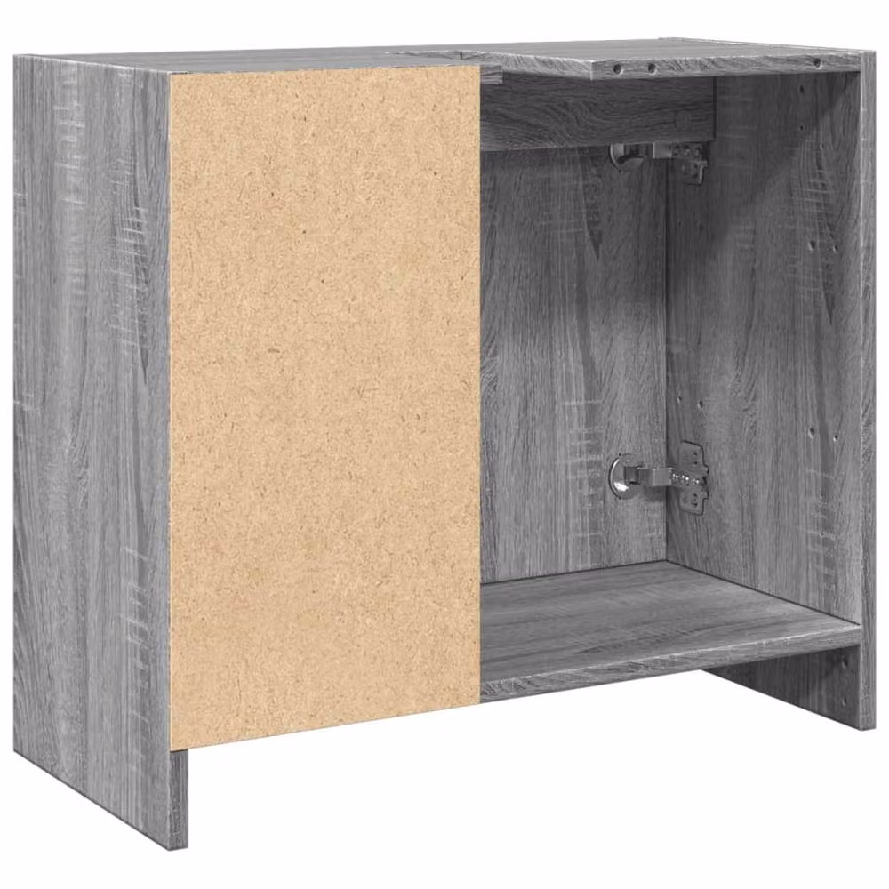 Berkfield Home Grey Sonoma Sink Cabinet W/D/H: 63 x 29 x 55 cm – 4