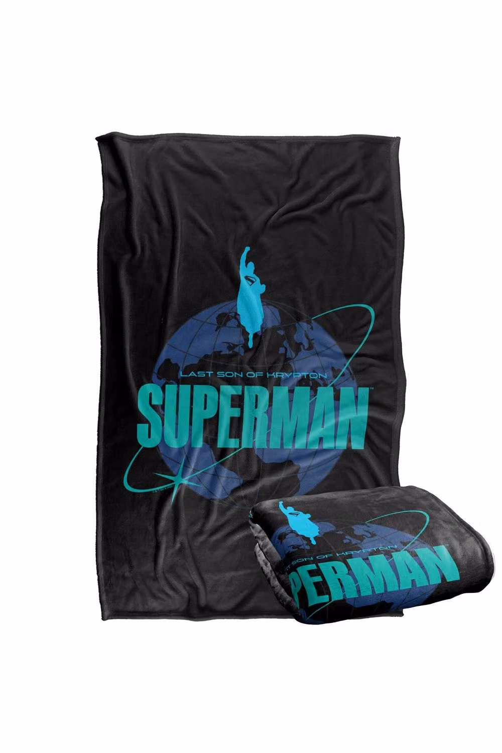 Warner Bros. Superman 2025 Round The World Super Soft Silky Touch Fleece Throw Blanket, Multicolour, W: 152 cm, D: 127 cm – 7