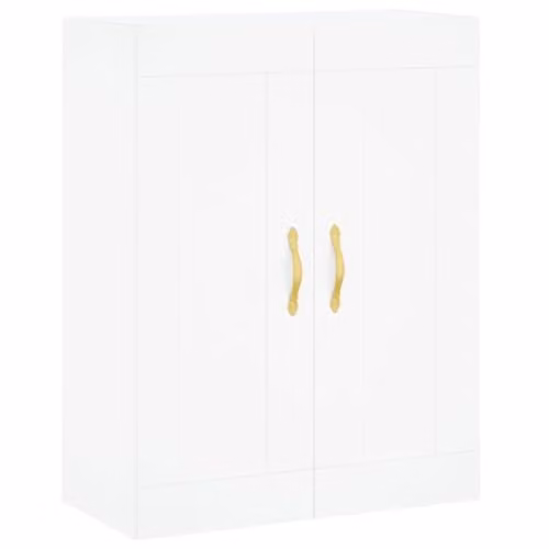 vidaXL Wall Mounted Cabinet in White, W/D/H: 69.5 x 34 x 90 cm