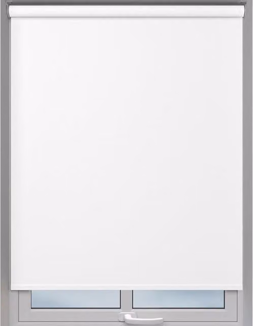 Terrys Viera Made to Measure Semi-Transparent Roller Blind in White