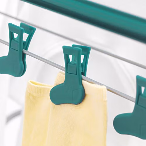 Addis Deluxe 3 Tier Airer in Turquoise with 14 Metres of Drying Space – 3