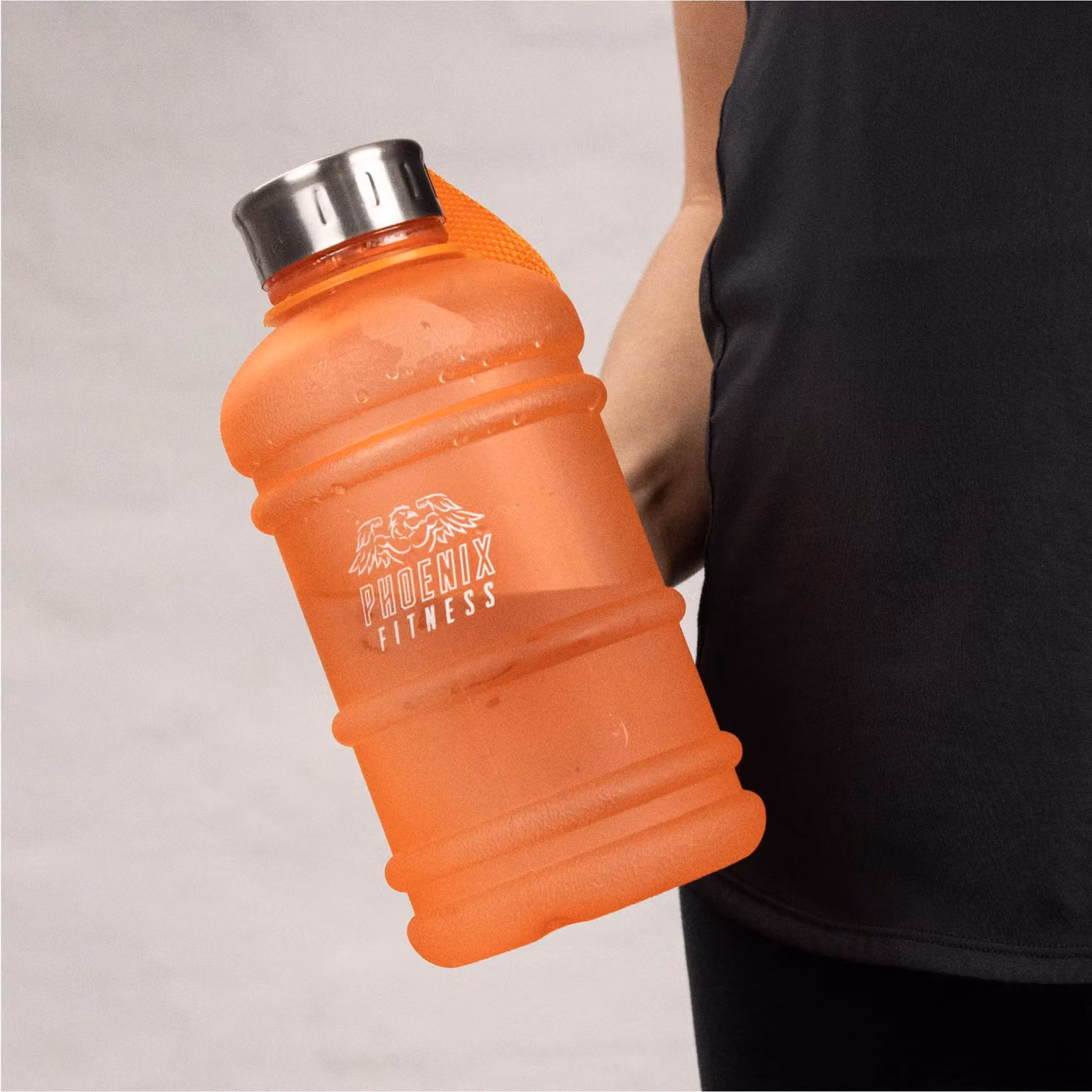 Phoenix Fitness 1L Gym Bottle in Orange – 2
