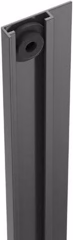 Durapost U-Profile Cap Cover Strip in Anthracite Grey, Length: 210 cm