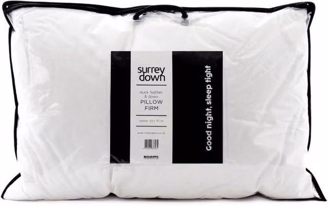 Surrey Down White Duck Feather and Down Firm Pillow – 3