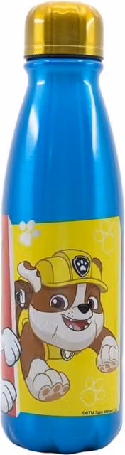 Stor Blue Stainless Steel and Aluminium Screw Top Childrens Drinks Bottle