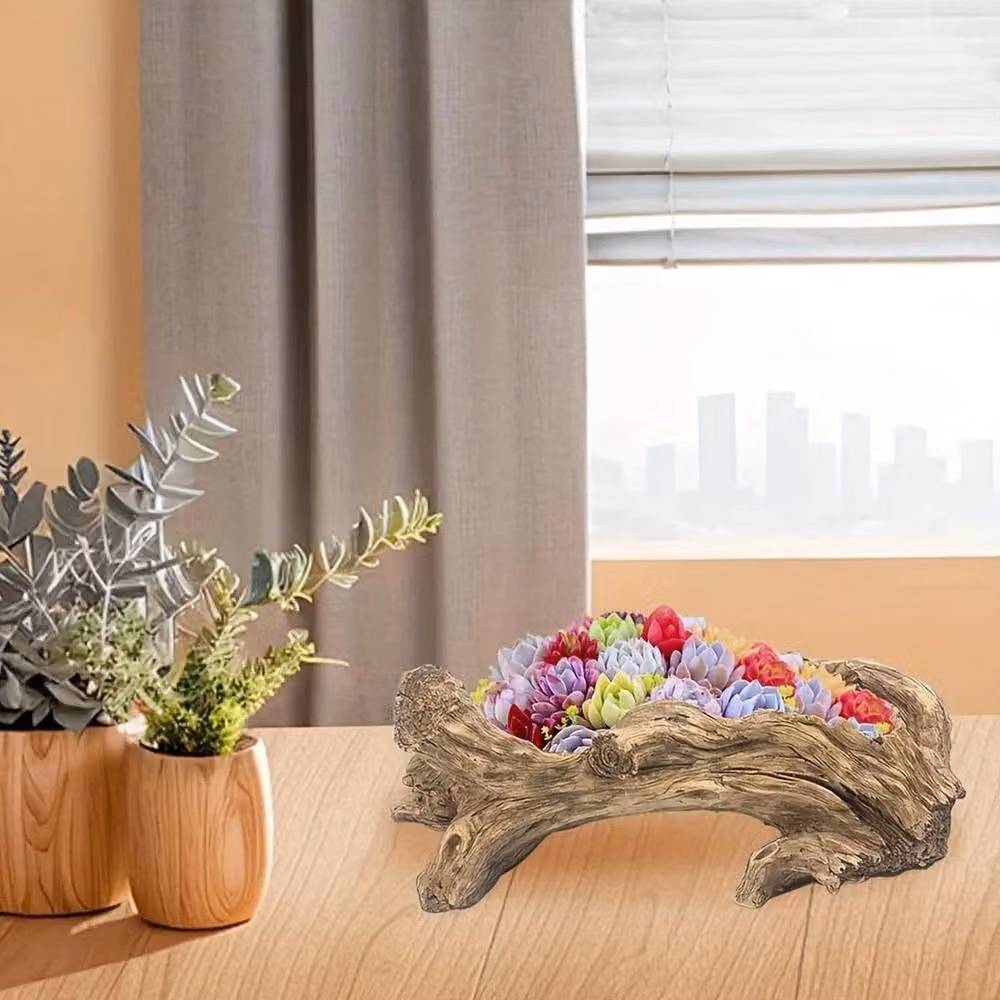 SPETLEK Artificial Plant Container Pot in Brown – 4