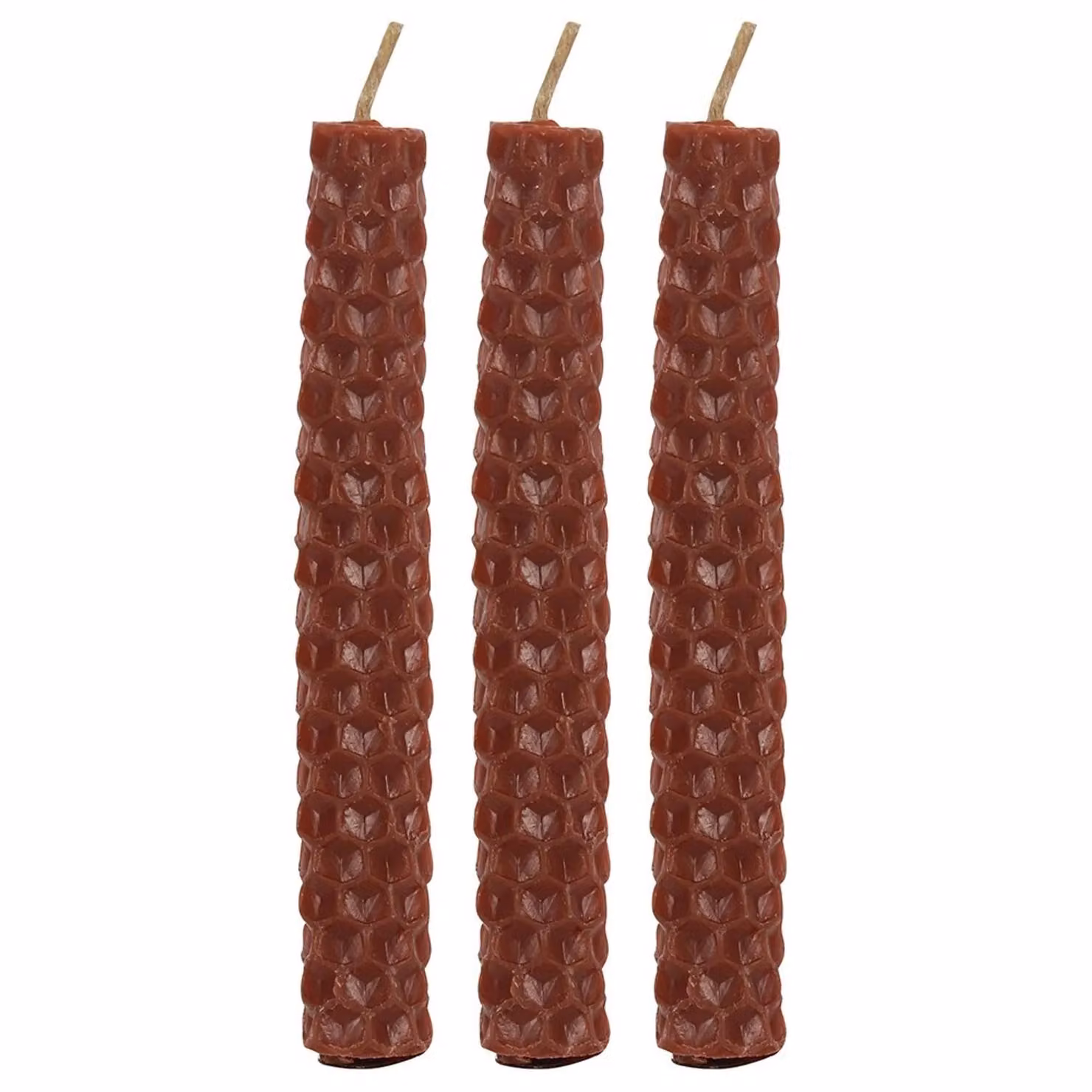 Something Different Beeswax Candles, Pack of 6, Brown – 2