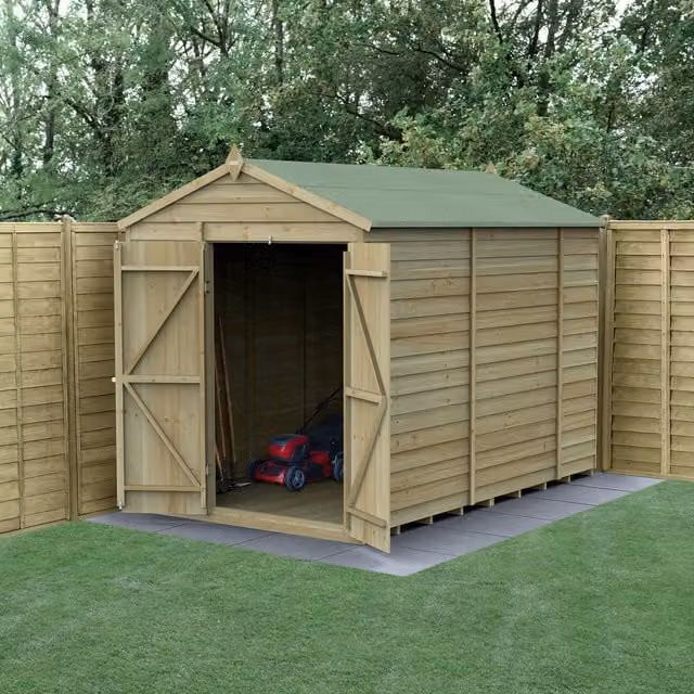 4LIFE Apex Wood Garden Shed in Brown, 6x10 ft