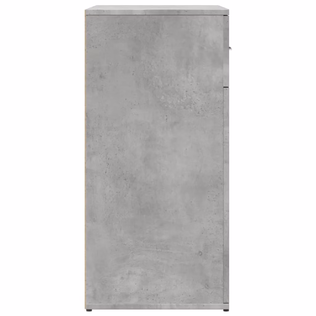 Berkfield Home Sideboard in Concrete Grey, W/D/H: 79 x 38 x 80 cm – 2