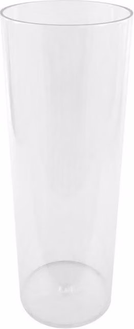 KDMD Transparent Clear Acrylic Cylinder Vase, Diameter: 18 cm, Height: 50 cm