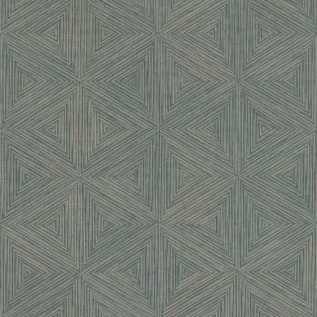Rasch Boho Geometric Abstract Textured Vinyl Wallpaper in Blue