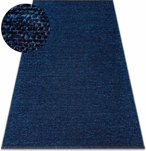 RugsX Casablanca Plus Abstract Modern Blue Rug, W: 135 cm, D: 190 cm
