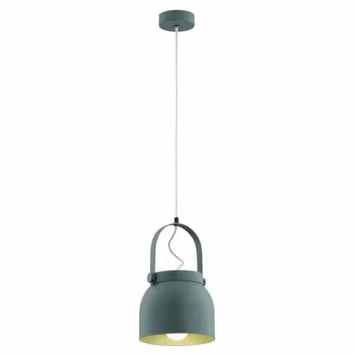 Netlighting Argon Logan 20cm Dome Pendant Ceiling Light in Green