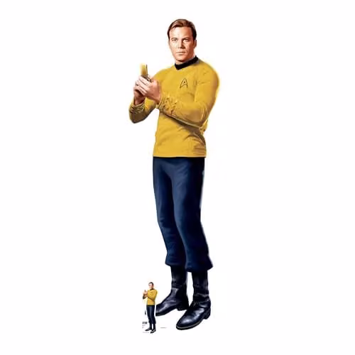 Star Cutouts Captain Kirk Cardboard Cut Out, Height: 179 cm – 1