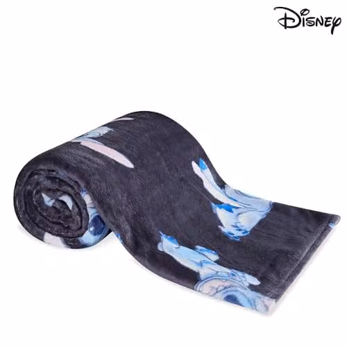 Disney Stitch Blue Multicolour Fleece Throw Blanket, W: 150 cm, D: 130 cm – 4